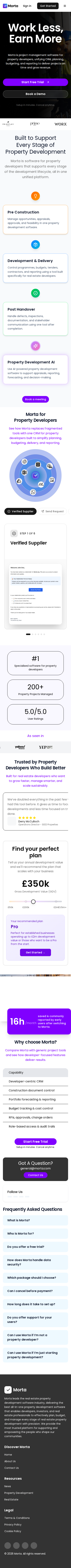 Morta — mobile view
