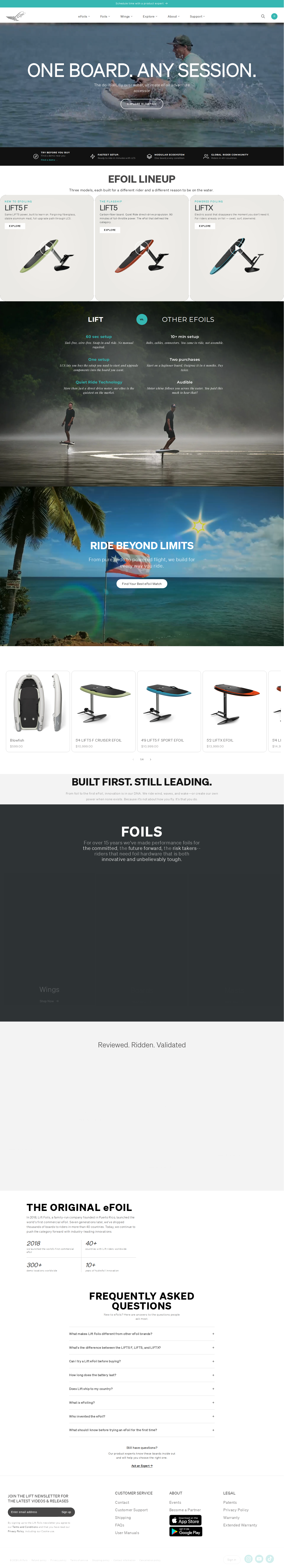Lift Foils — full page