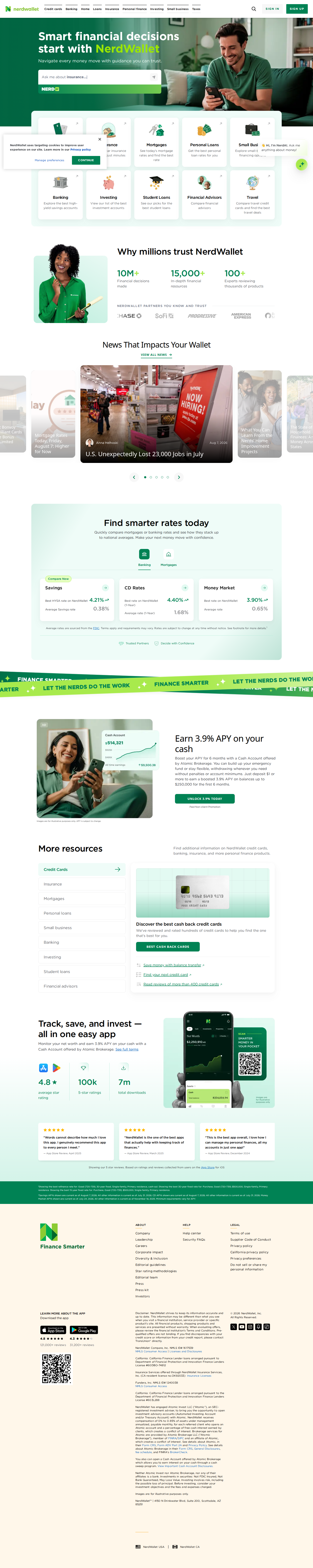 NerdWallet — full page
