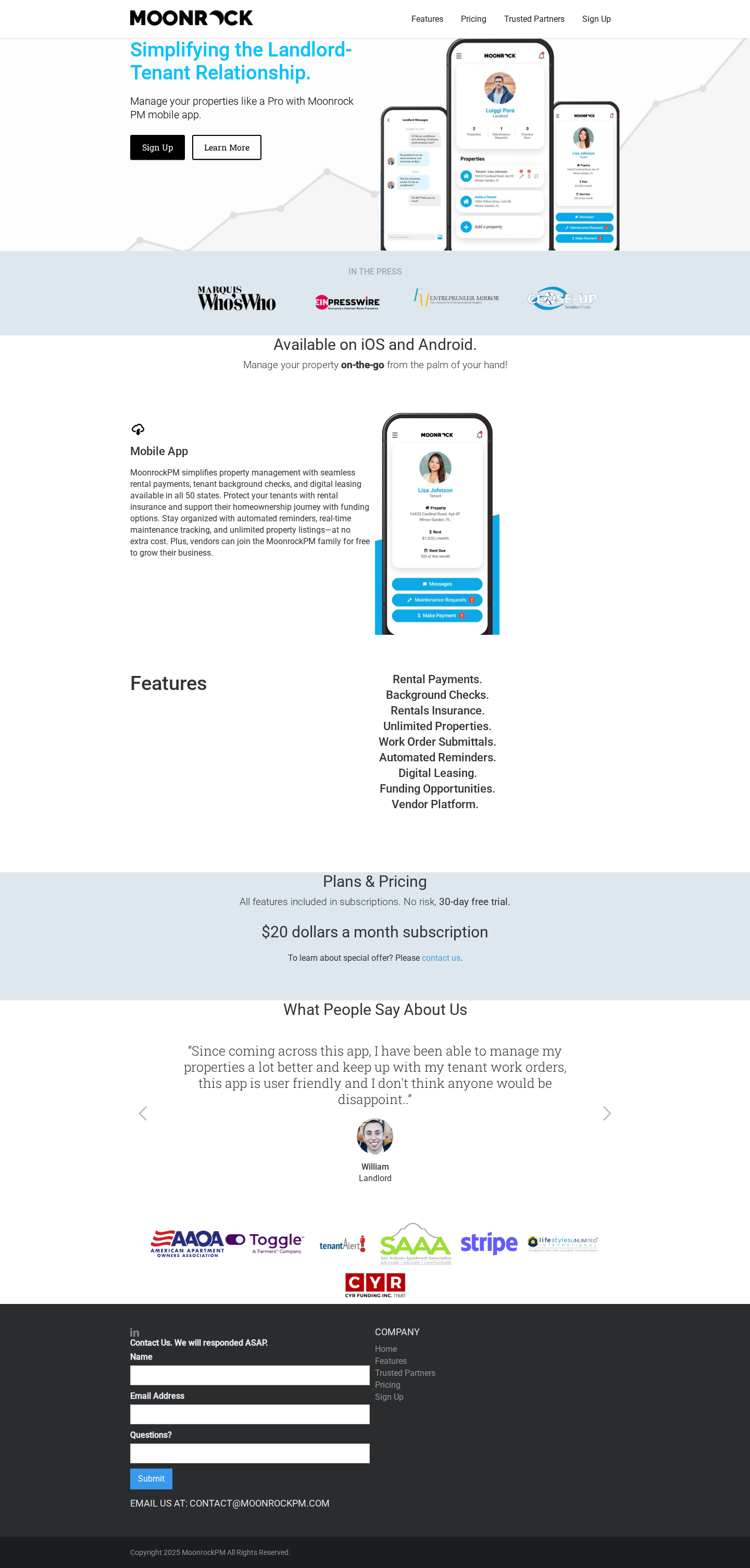 Moonrock PM — full page