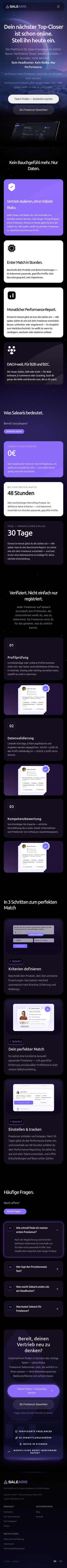 Salearis — mobile view